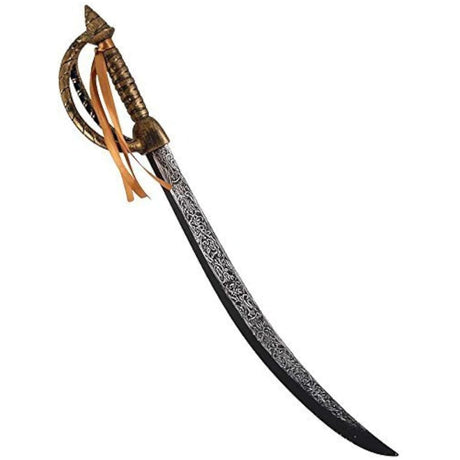 Henbrandt Deluxe Pirate Sword 67cm with antique effect and ornate detailing.