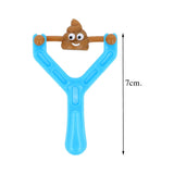 Poo Slingshot Toy with 2 Flying Poo Bullets