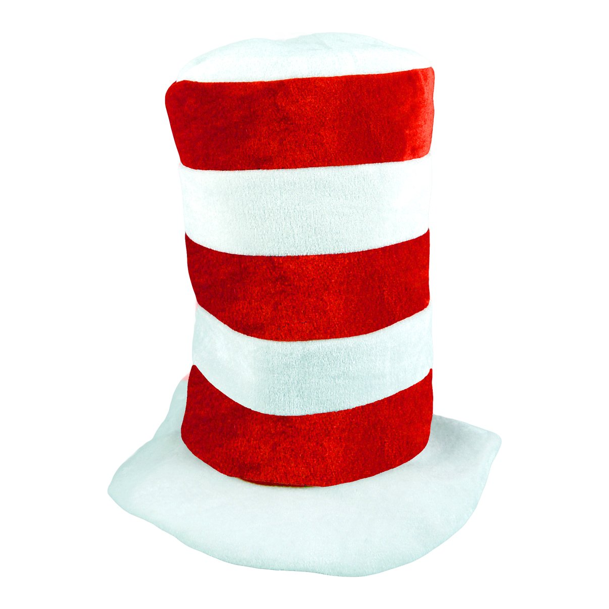 Childrens Childs Red White Tall Hat Book Day Fancy Dress Cat Theme