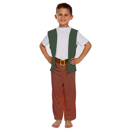 Child wearing a giant-themed fancy dress costume for ages 4-6.