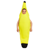 Children's Banana Costume for Kids Fancy Dress Outfit, size large ages 10-12.