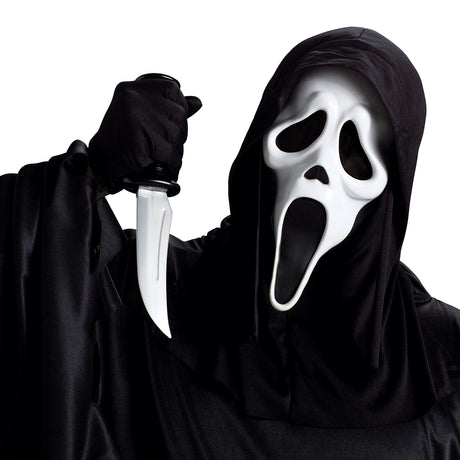 Fun World Costumes Ghost Face with Knife Mask Accessory (Costume) - TC Toys