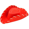 Children’s red cowboy western hat for kids' costumes.