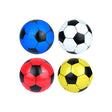 PVC footballs in 4 assorted colors, 20cm, ideal for outdoor and beach use.