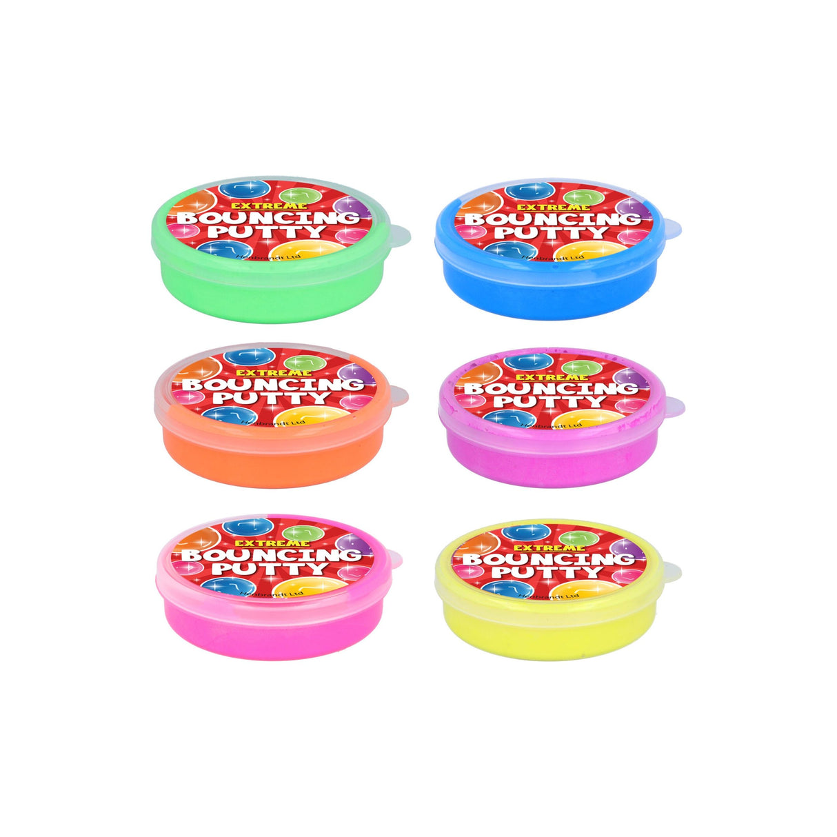 Bouncing Putty (15g) 6 Assorted Colours - TC Toys