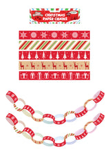 Christmas Paper Chains DIY Decoration Set