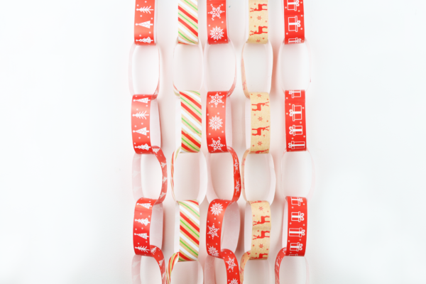 Christmas Paper Chains DIY Decoration Set